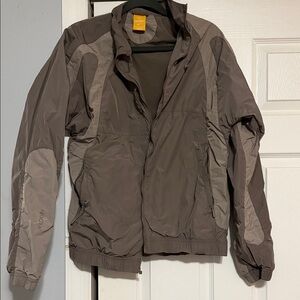 Nike Men's Gray Windbreaker Jacket